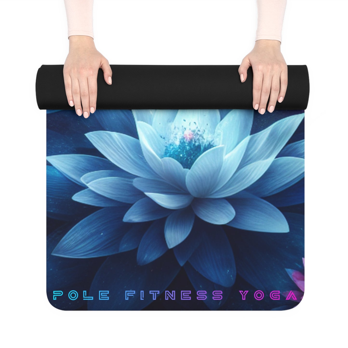 Galaxy Bloom Rubber Yoga Mat | Non-Slip, Exercise & Fitness Essentials
