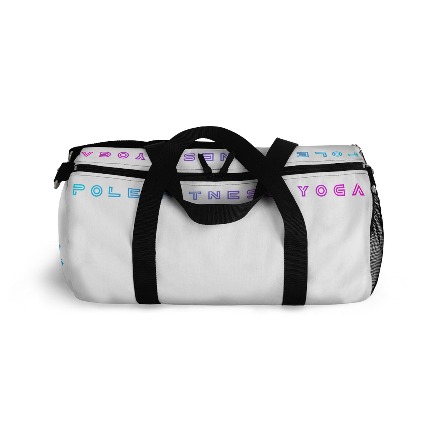 Motivational Duffel Bag for Fitness Enthusiasts - Versatile Gym & Travel Gear - White