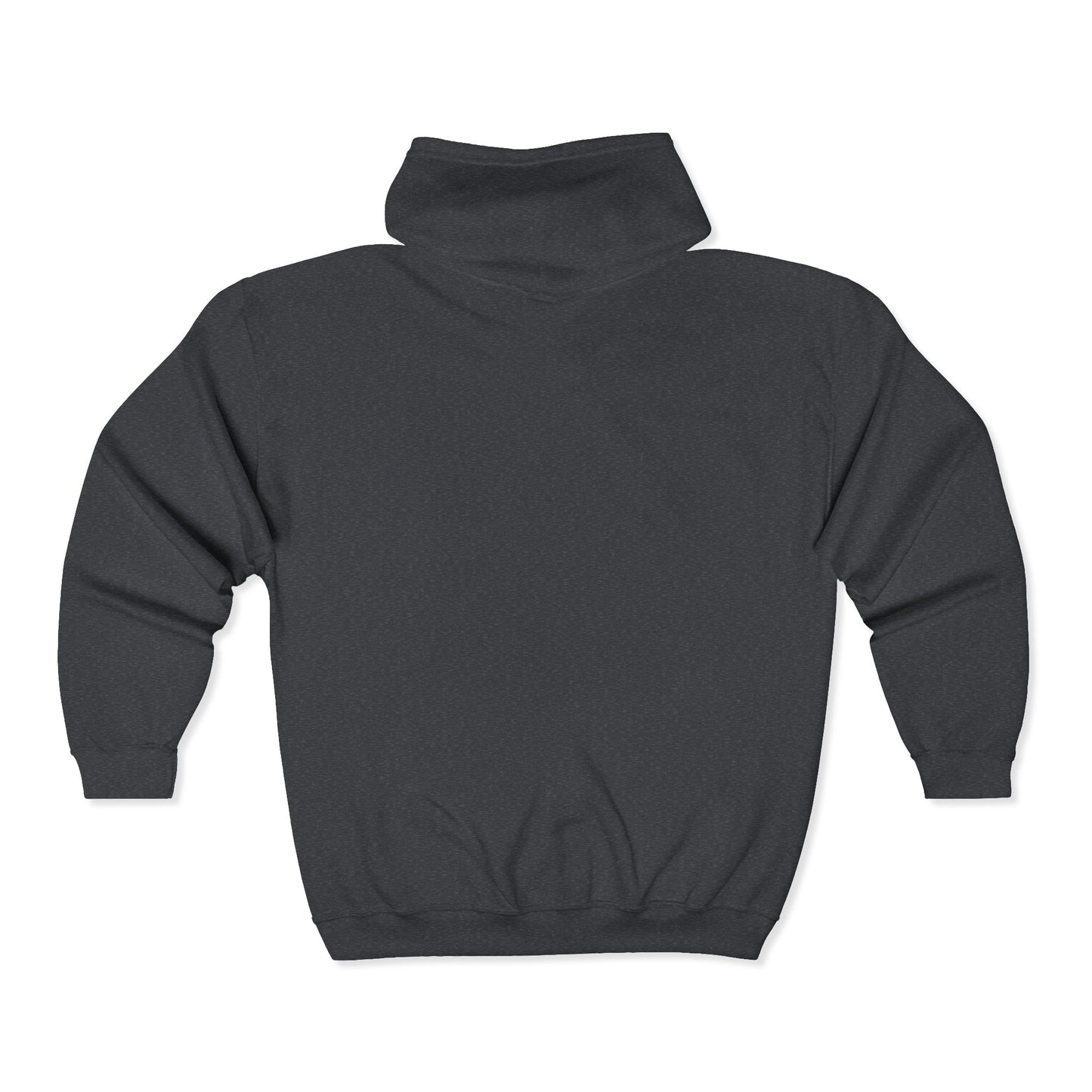 Unisex Heavy Full Zip Hooded Zip-Up Jacket