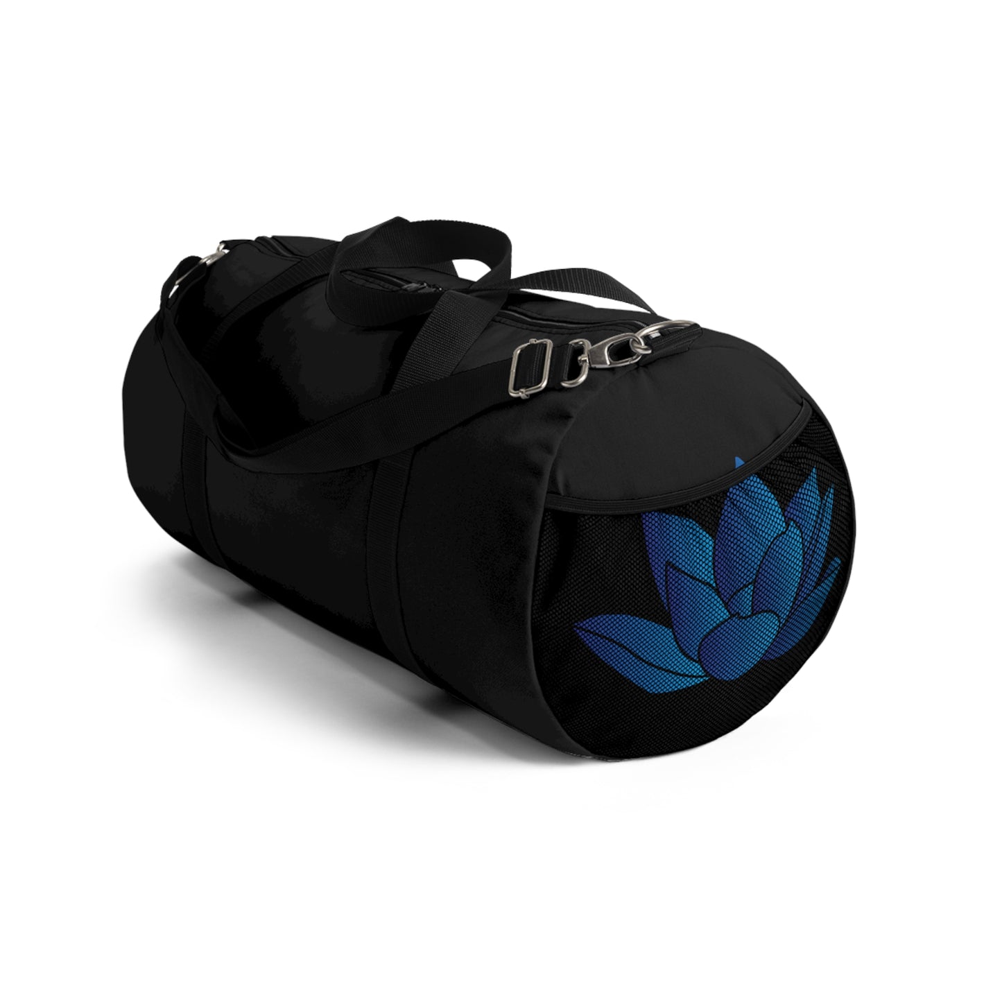 Motivational Duffel Bag for Fitness Enthusiasts - Black - Logo Only