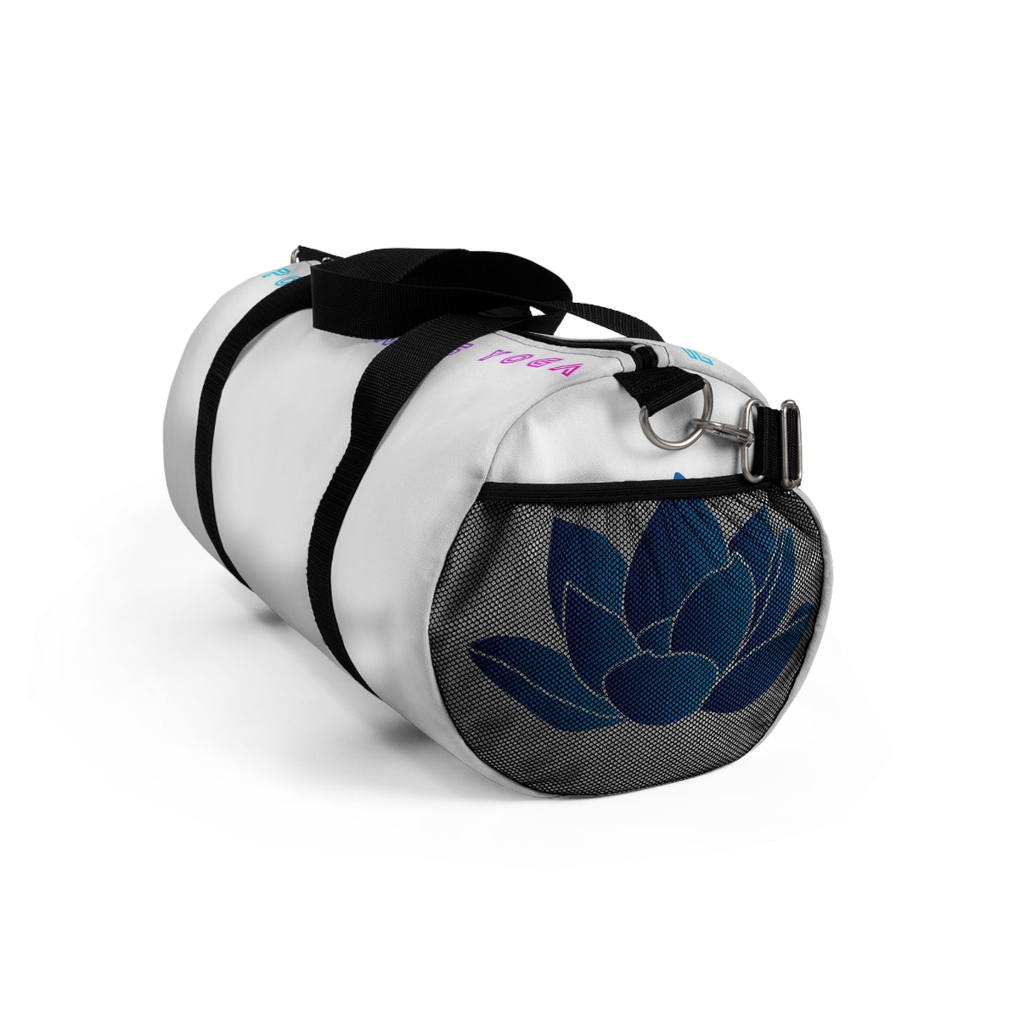 Motivational Duffel Bag for Fitness Enthusiasts - Versatile Gym & Travel Gear - White