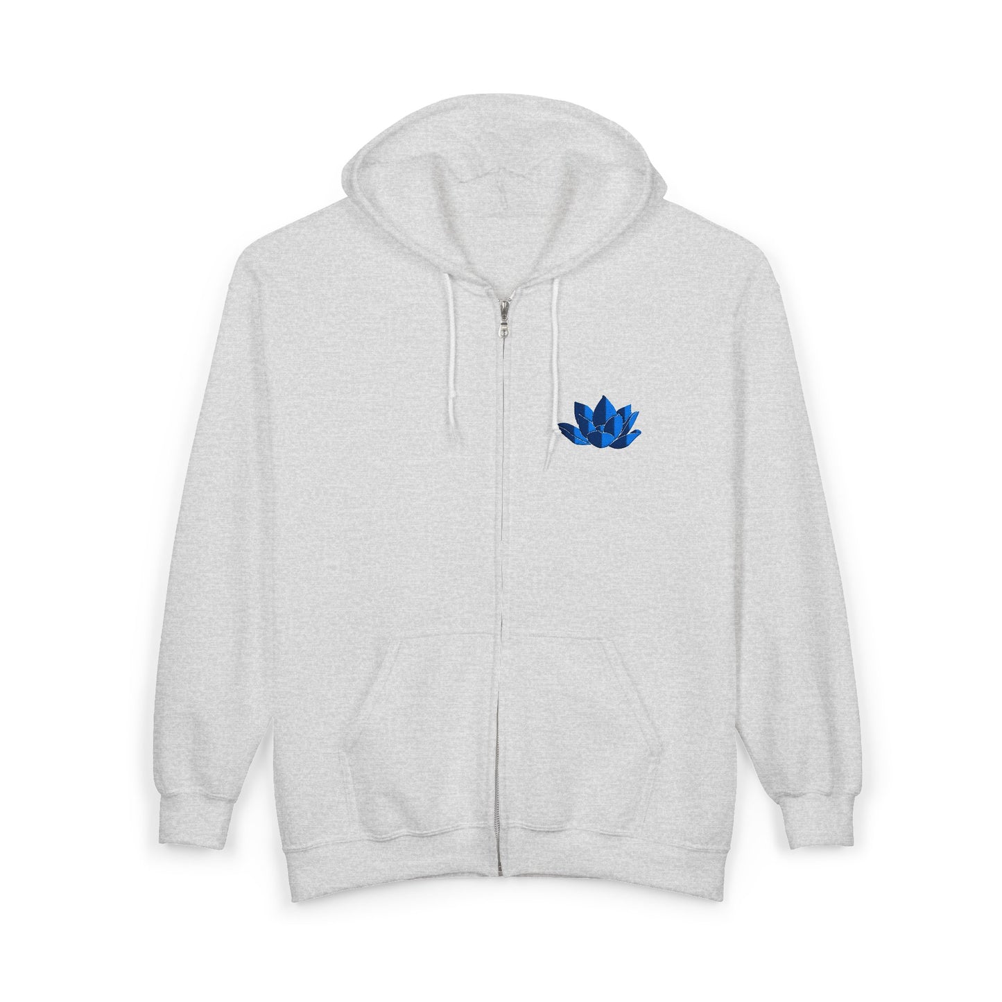 Unisex Heavy Full Zip Hooded Zip-Up Jacket