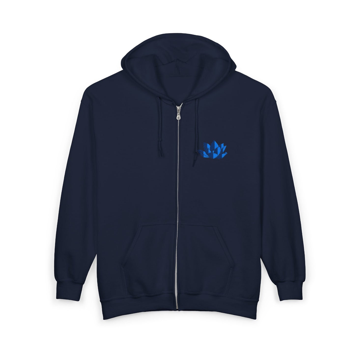 Unisex Heavy Full Zip Hooded Zip-Up Jacket