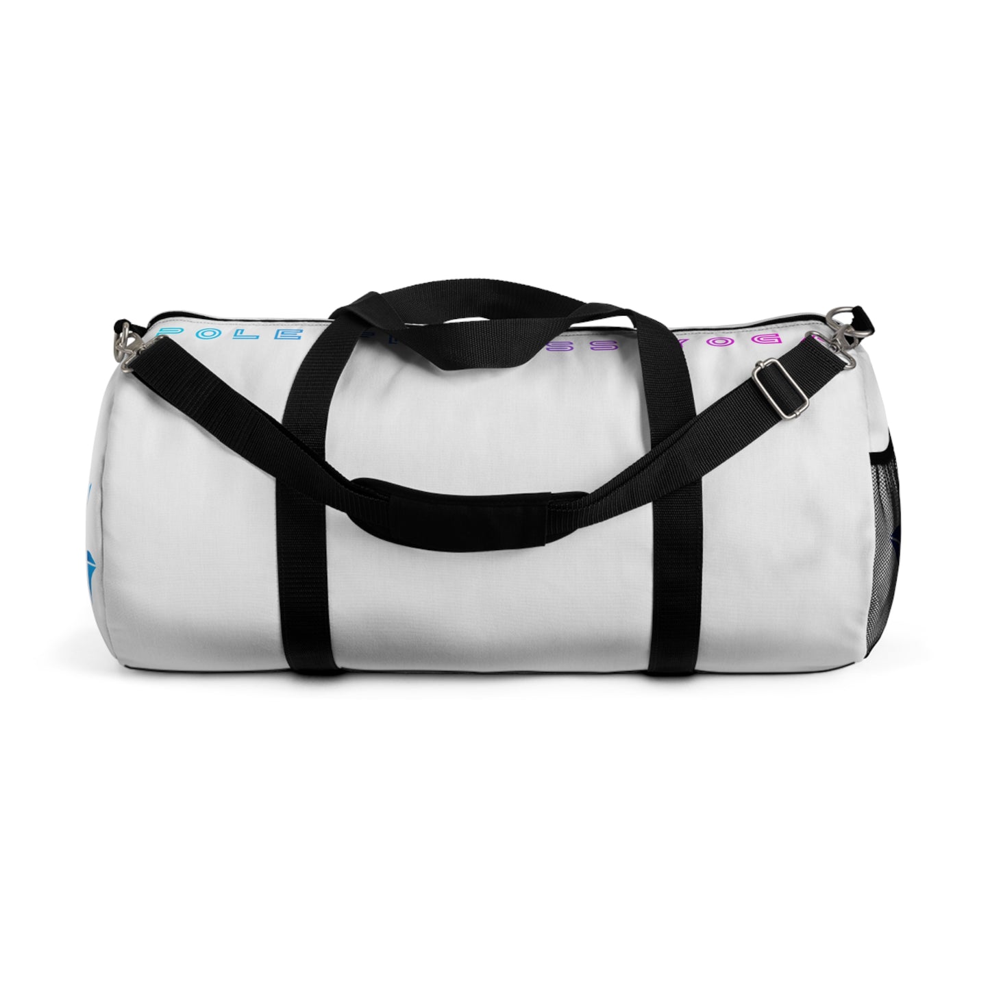 Motivational Duffel Bag for Fitness Enthusiasts - Versatile Gym & Travel Gear - White