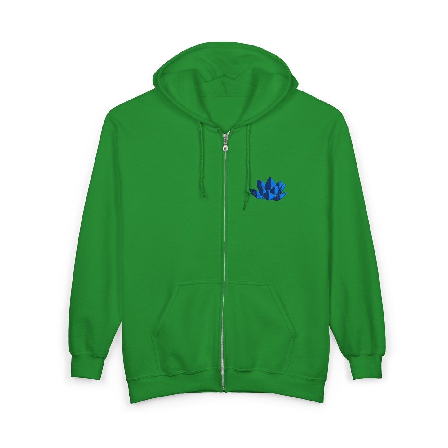 Unisex Heavy Full Zip Hooded Zip-Up Jacket