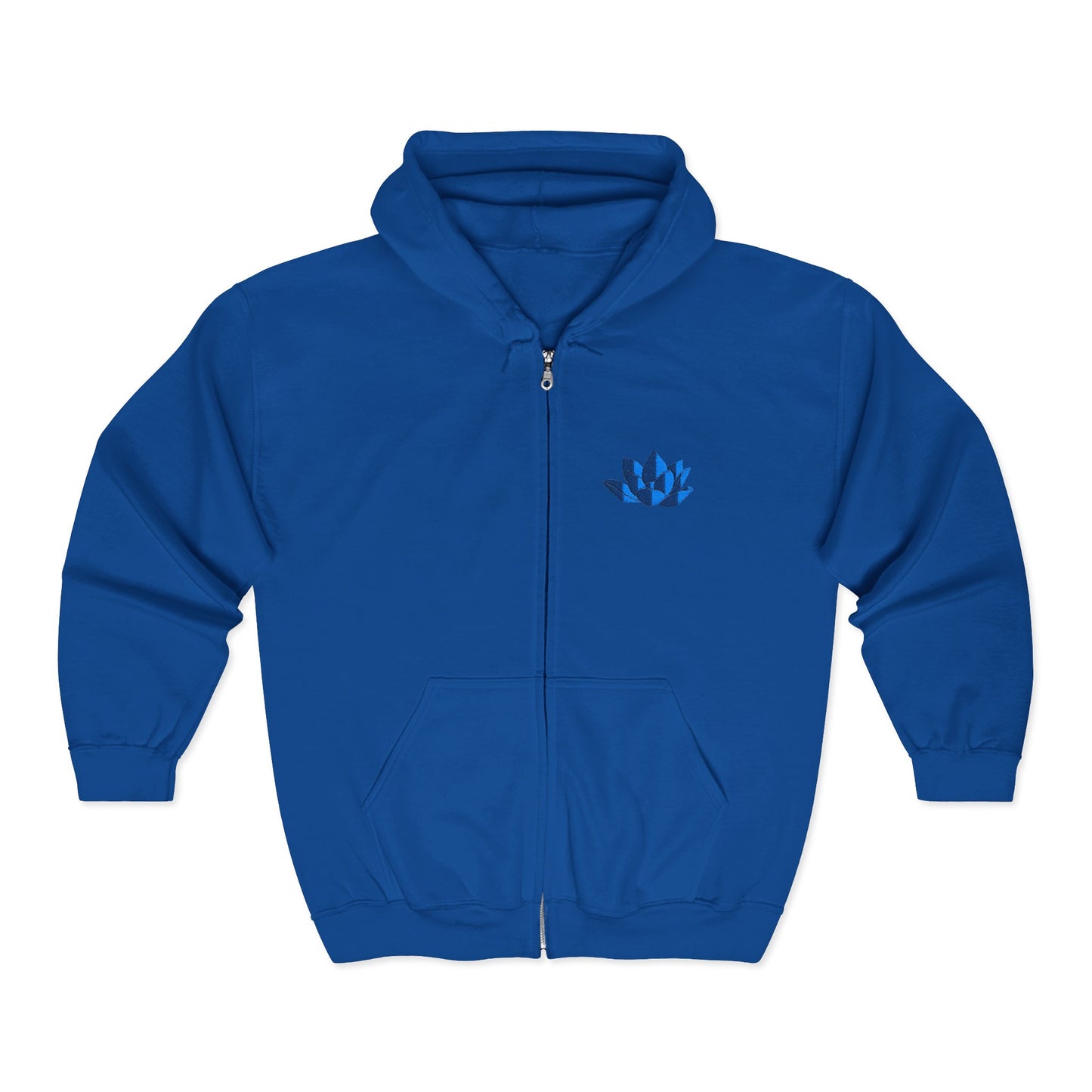 Unisex Heavy Full Zip Hooded Zip-Up Jacket