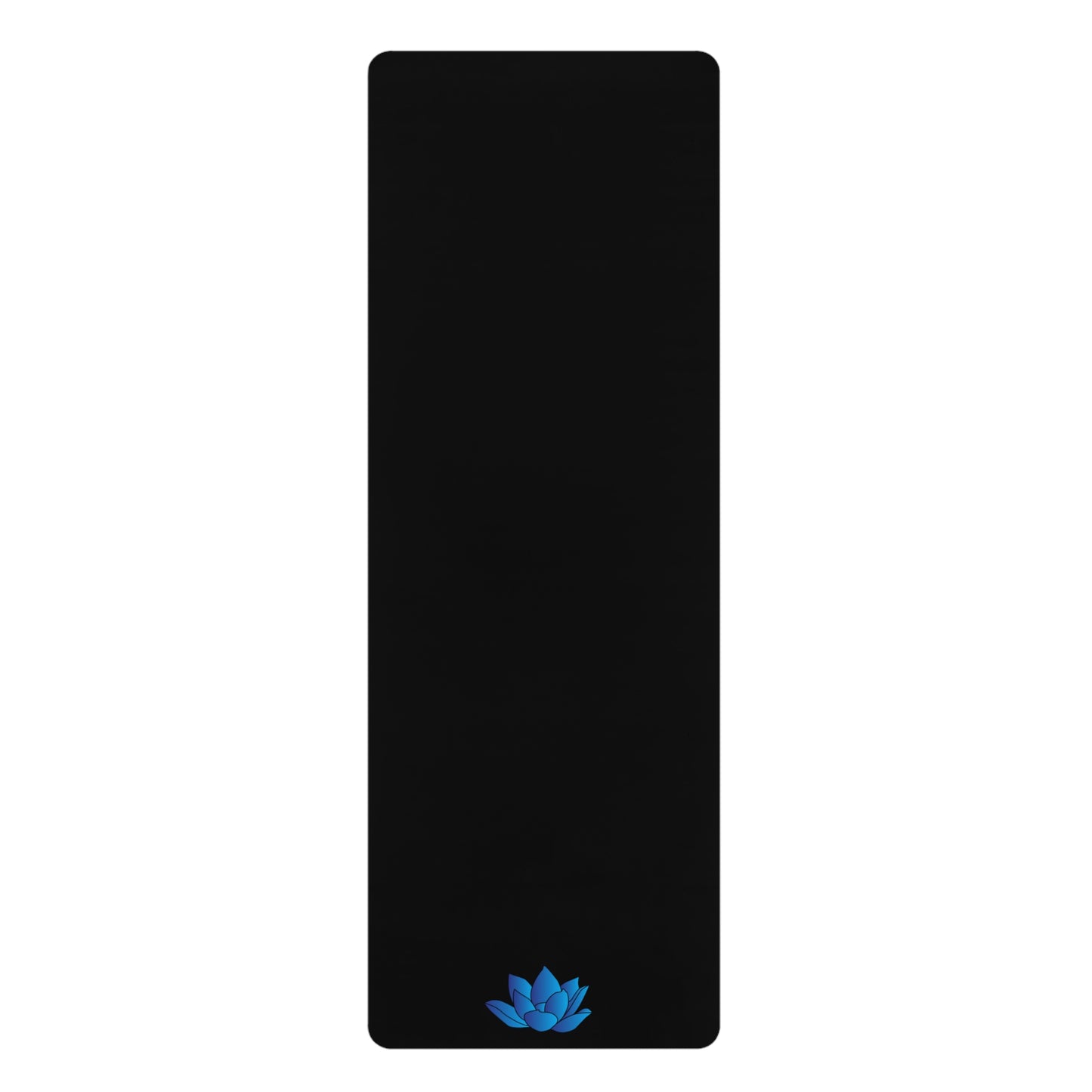 Pole Fitness Yoga Mat- Black, Logo Only