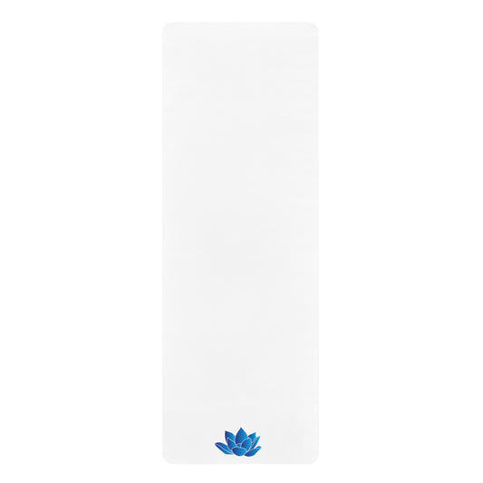 Pole Fitness Yoga Mat - White, Logo Only