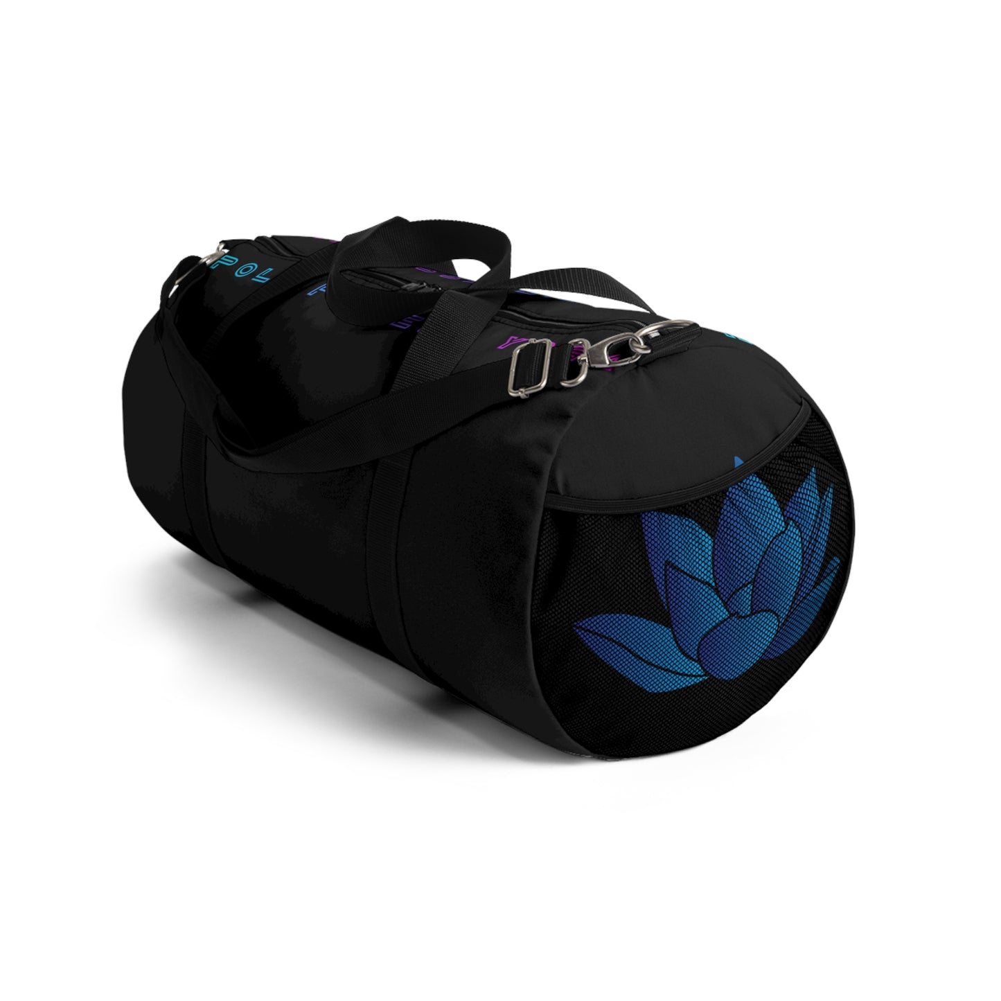 Motivational Duffel Bag for Fitness Enthusiasts - Versatile Gym & Travel Gear - Black