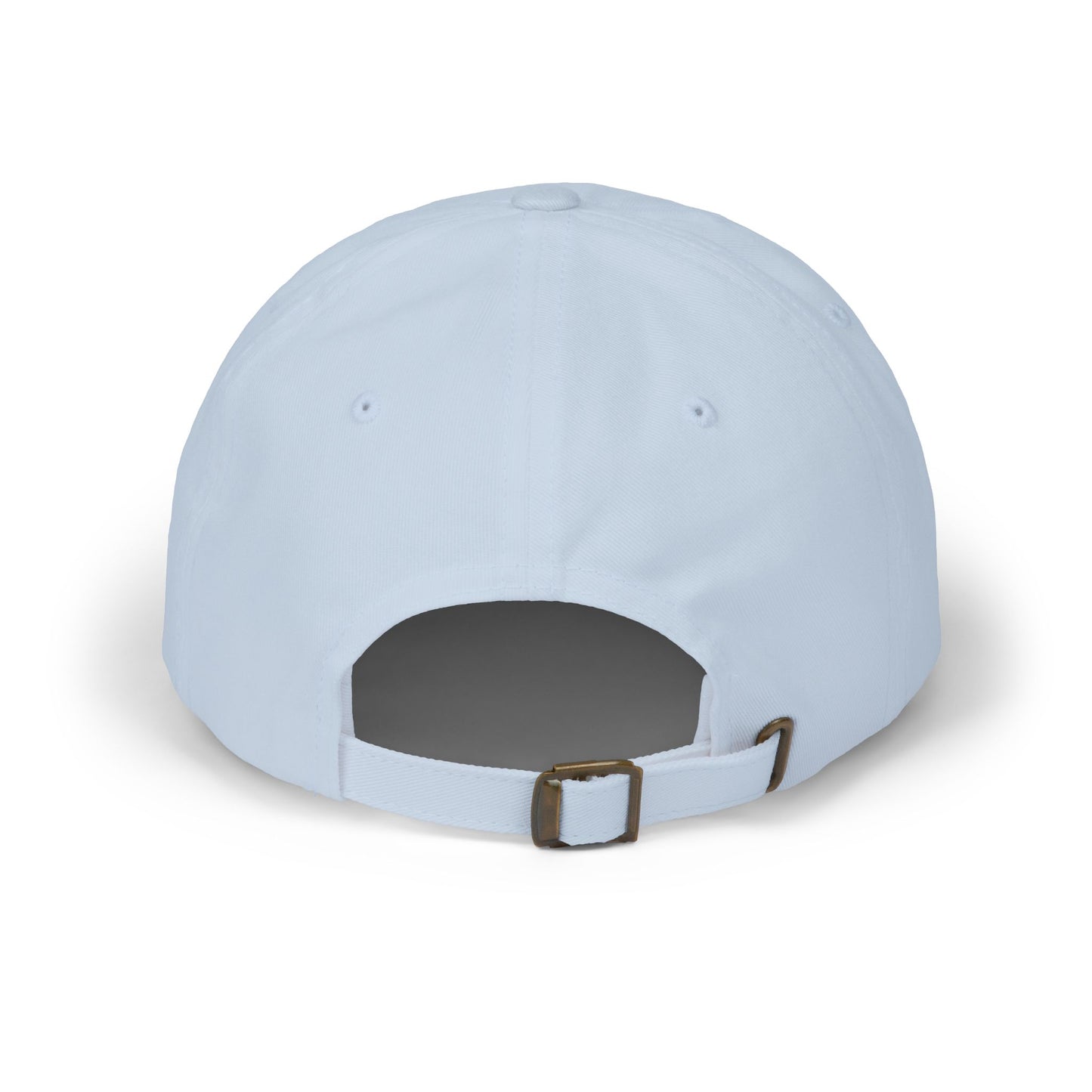 Lotus Embroidered Cap — Blue Glitter Lotus Baseball Hat