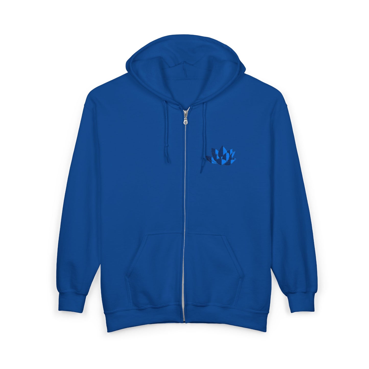 Unisex Heavy Full Zip Hooded Zip-Up Jacket