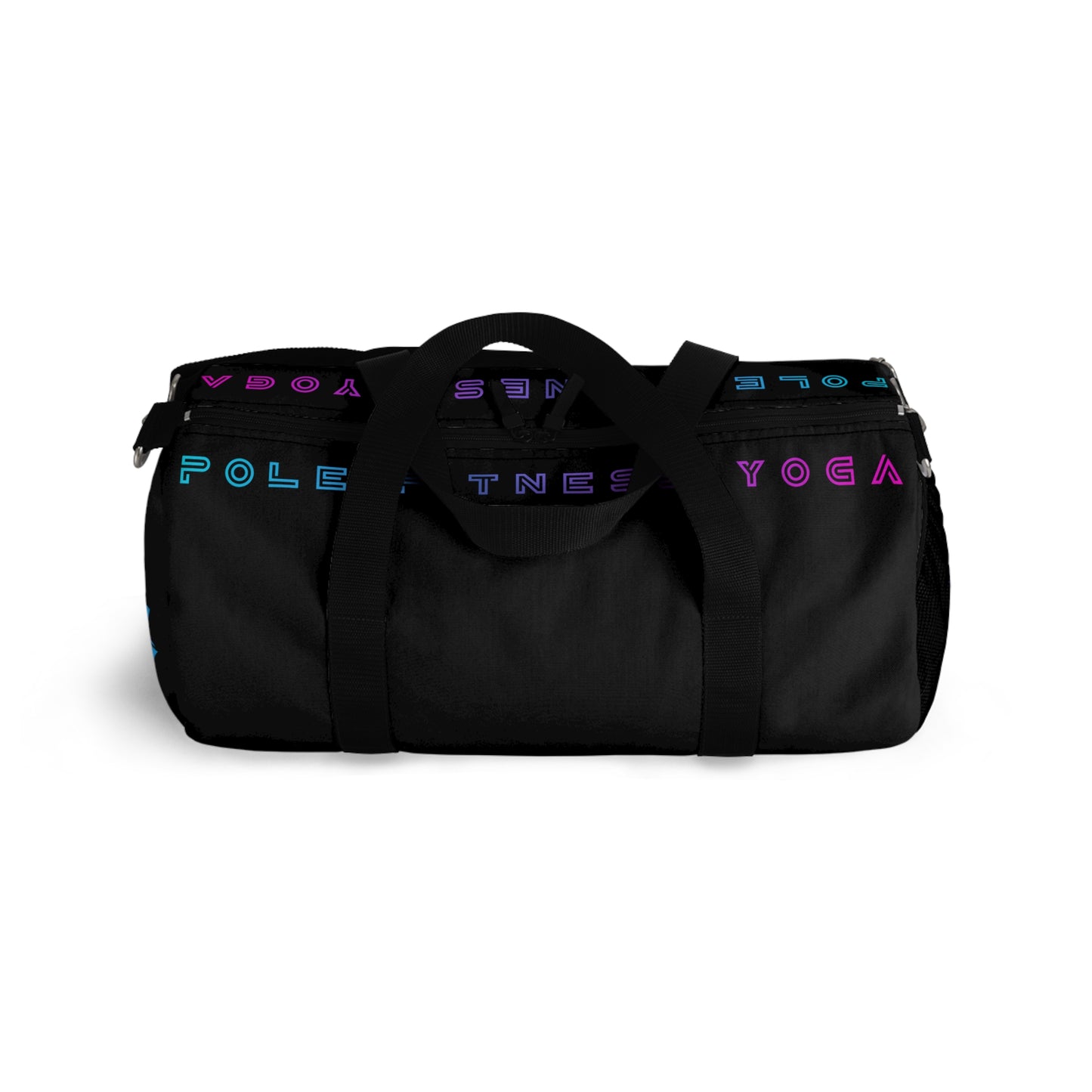 Motivational Duffel Bag for Fitness Enthusiasts - Versatile Gym & Travel Gear - Black