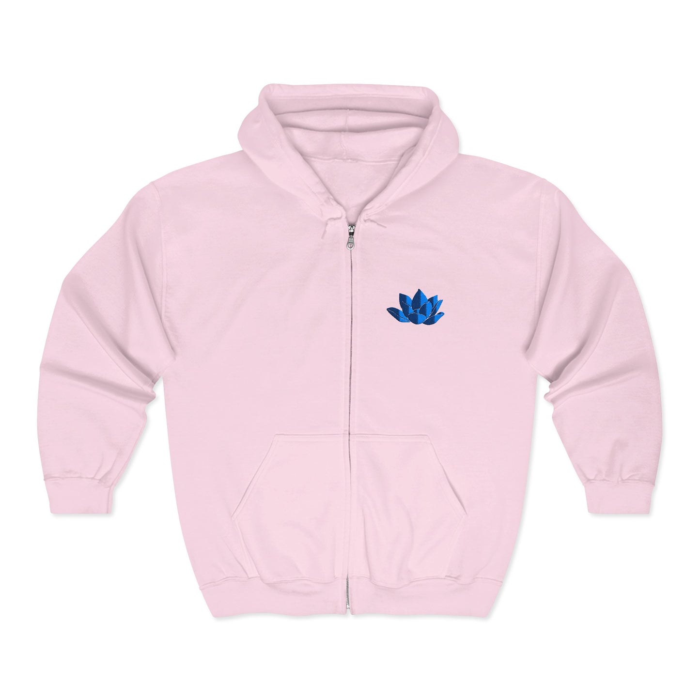 Unisex Heavy Full Zip Hooded Zip-Up Jacket