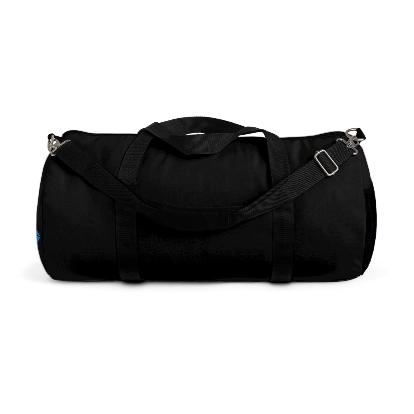 Motivational Duffel Bag for Fitness Enthusiasts - Black - Logo Only