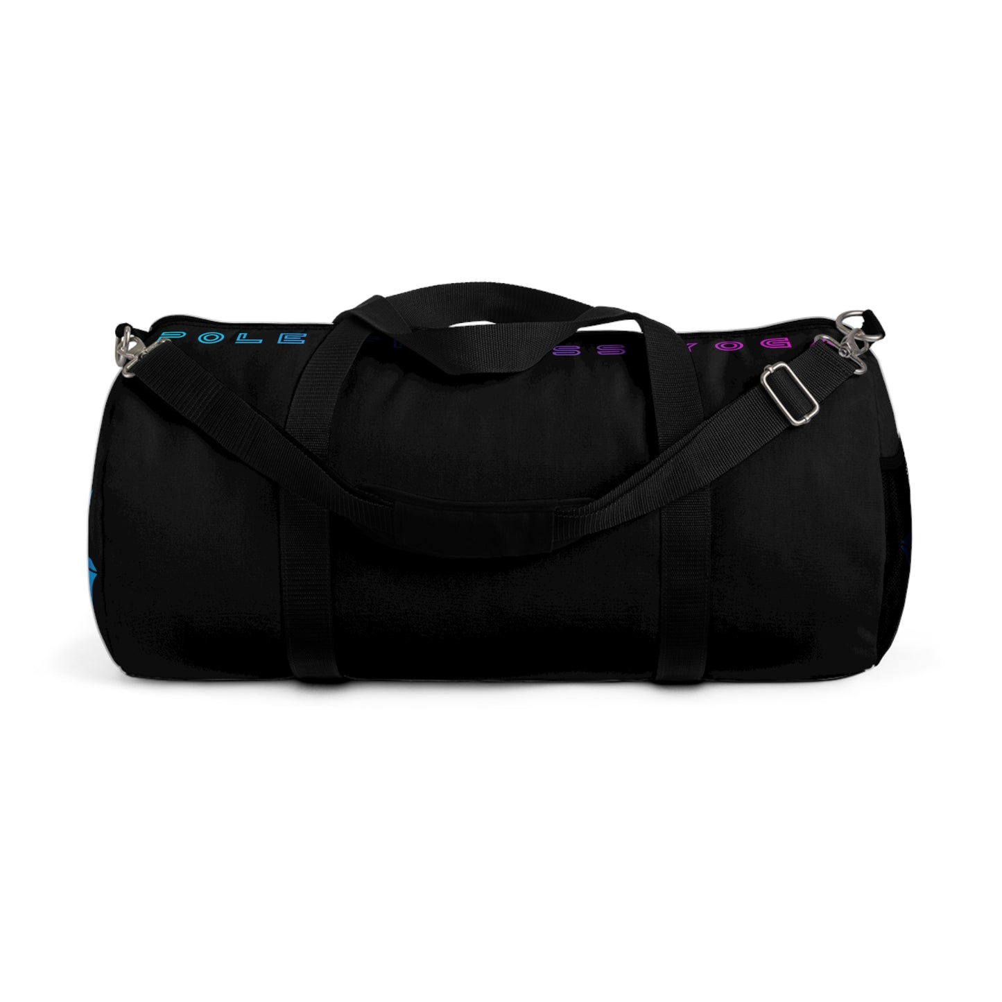Motivational Duffel Bag for Fitness Enthusiasts - Versatile Gym & Travel Gear - Black