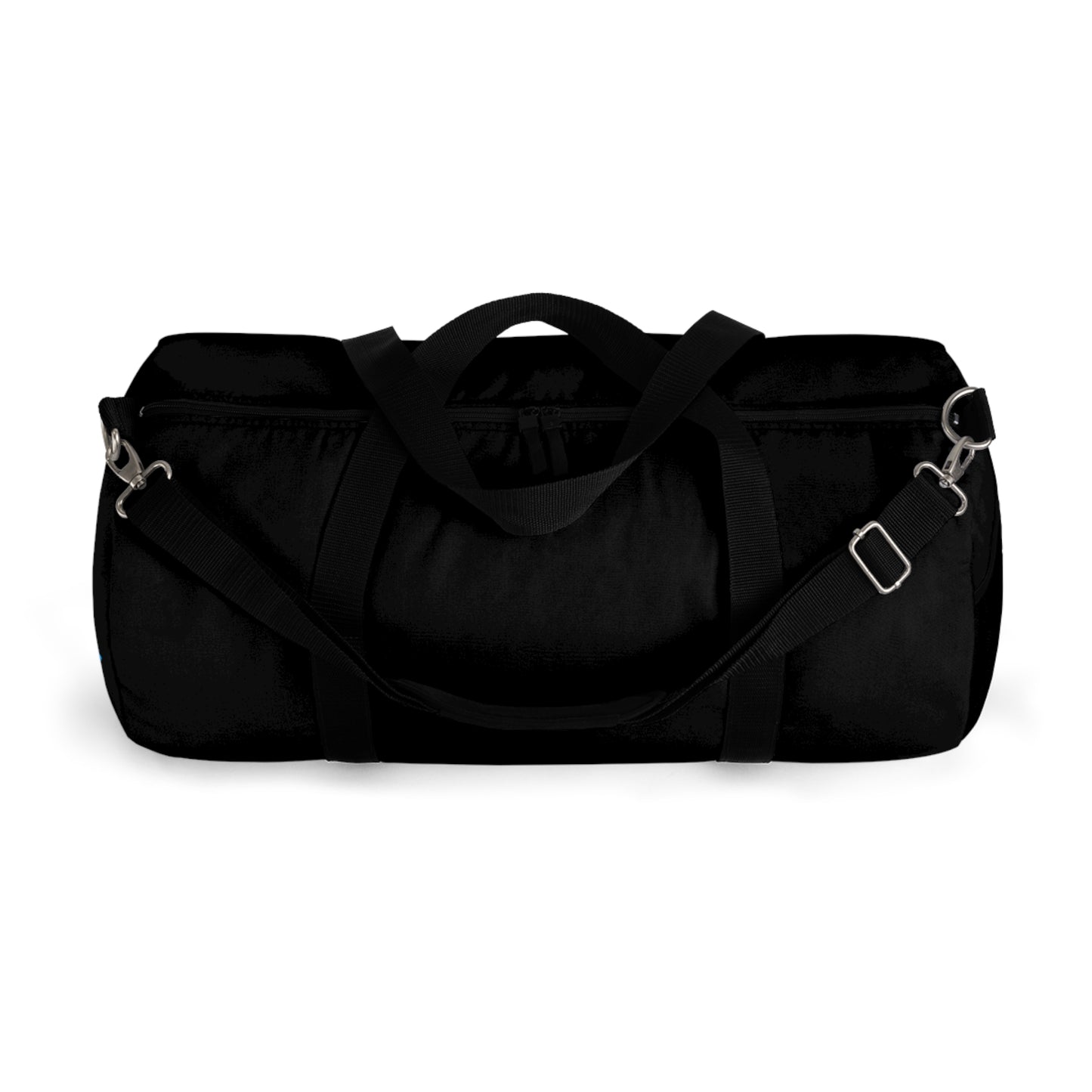 Motivational Duffel Bag for Fitness Enthusiasts - Black - Logo Only