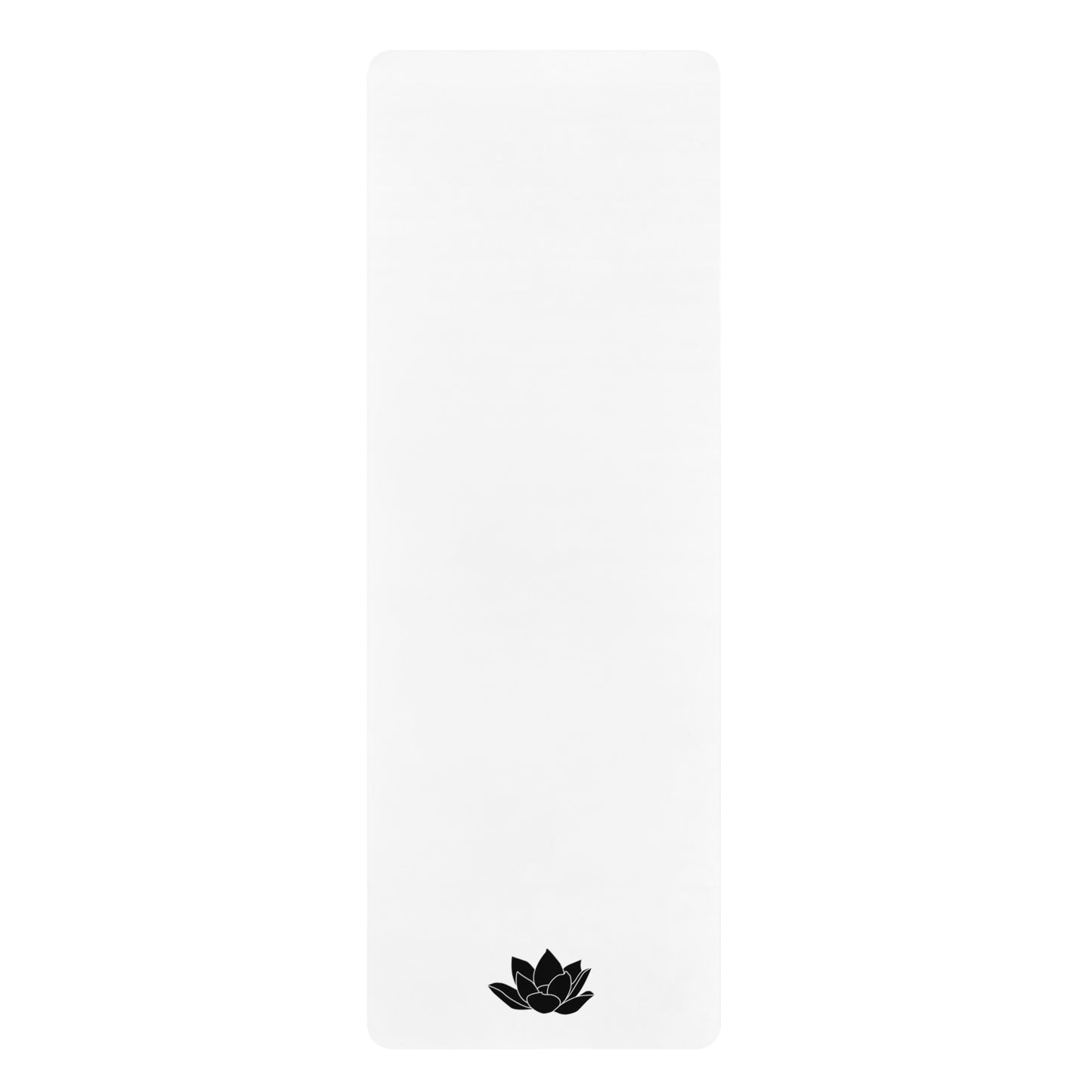 Lotus Rubber Yoga Mat — Black Lotus Suede