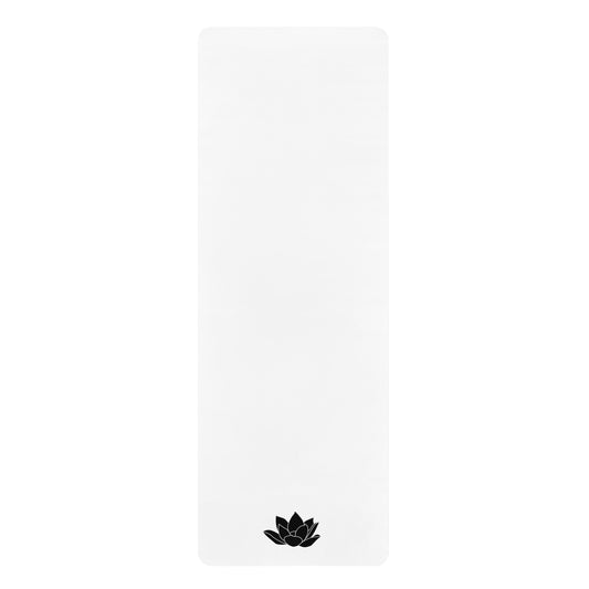 Lotus Rubber Yoga Mat — Black Lotus Suede