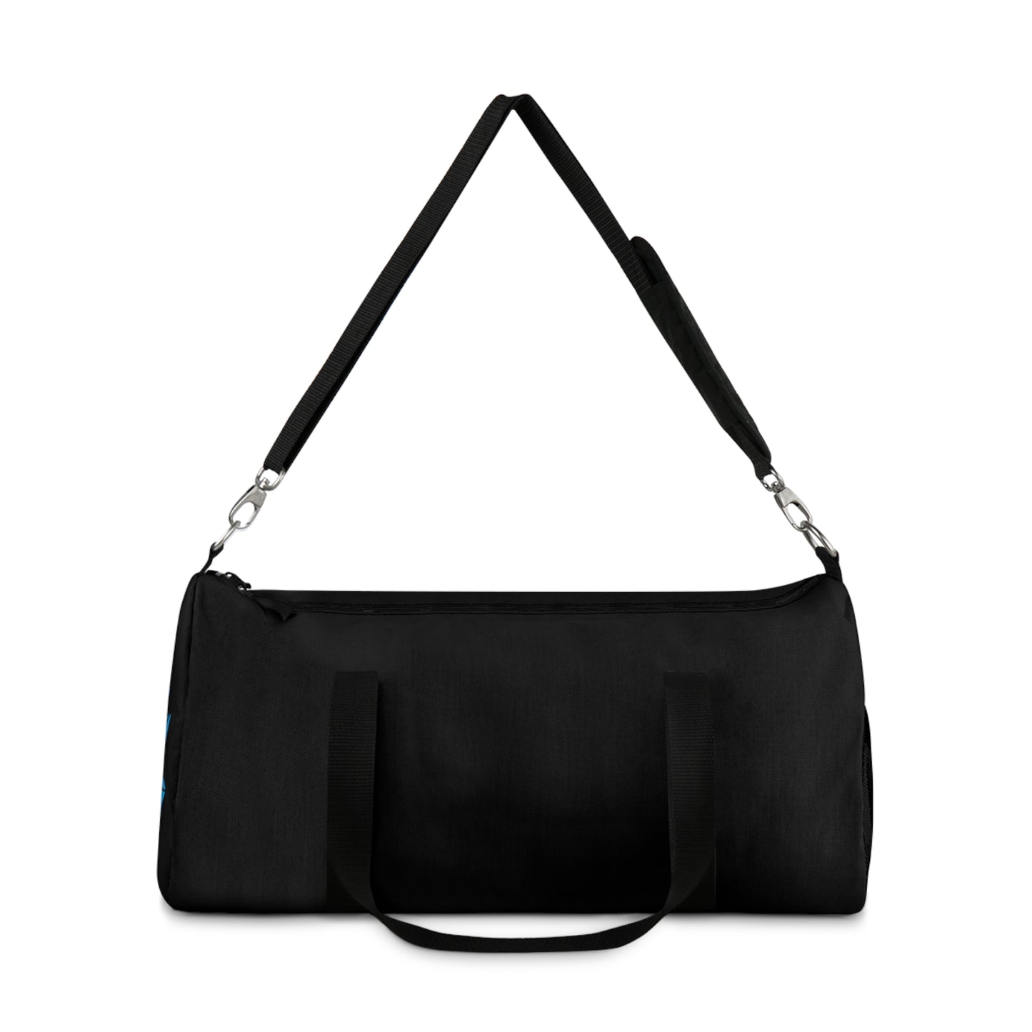 Motivational Duffel Bag for Fitness Enthusiasts - Black - Logo Only
