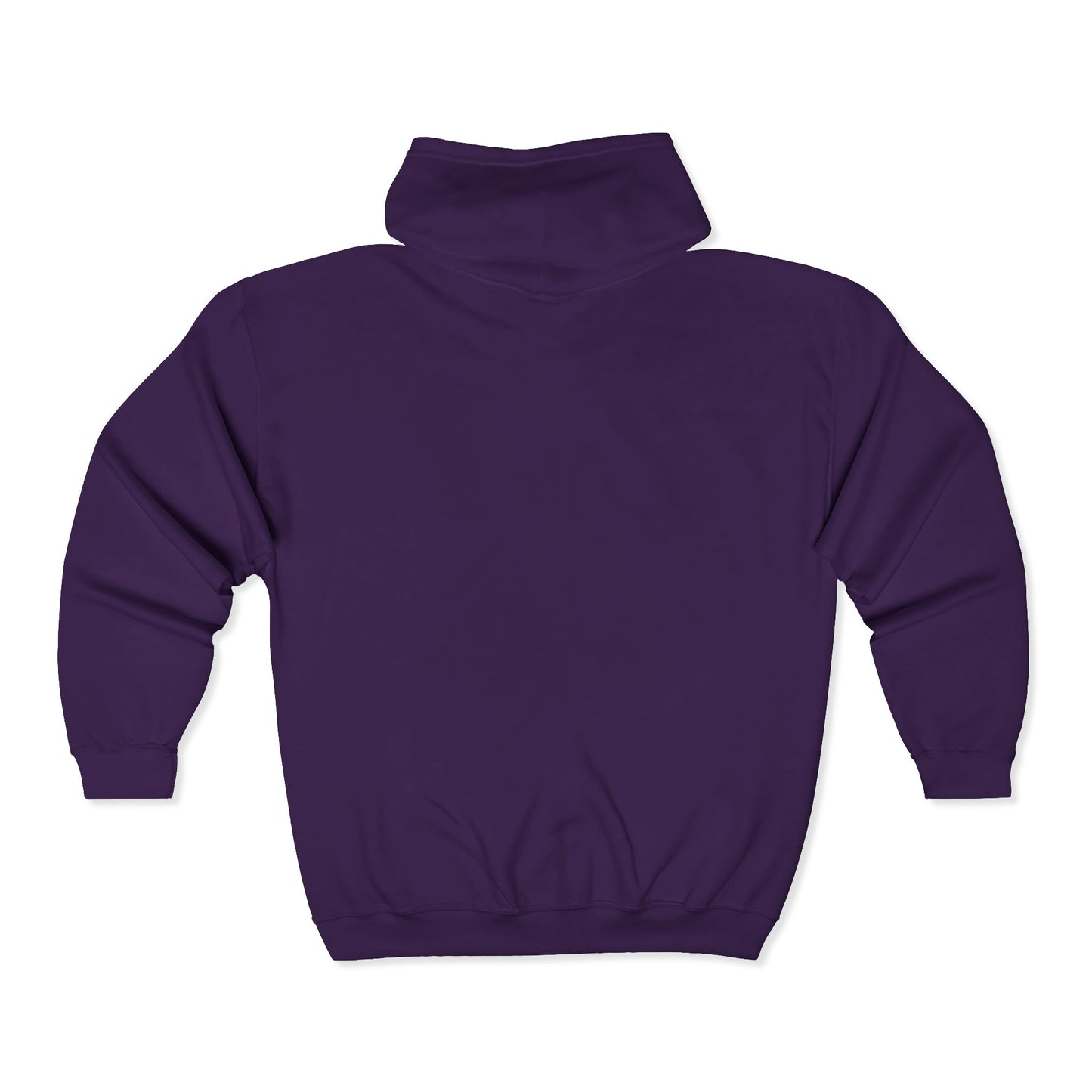 Unisex Heavy Full Zip Hooded Zip-Up Jacket