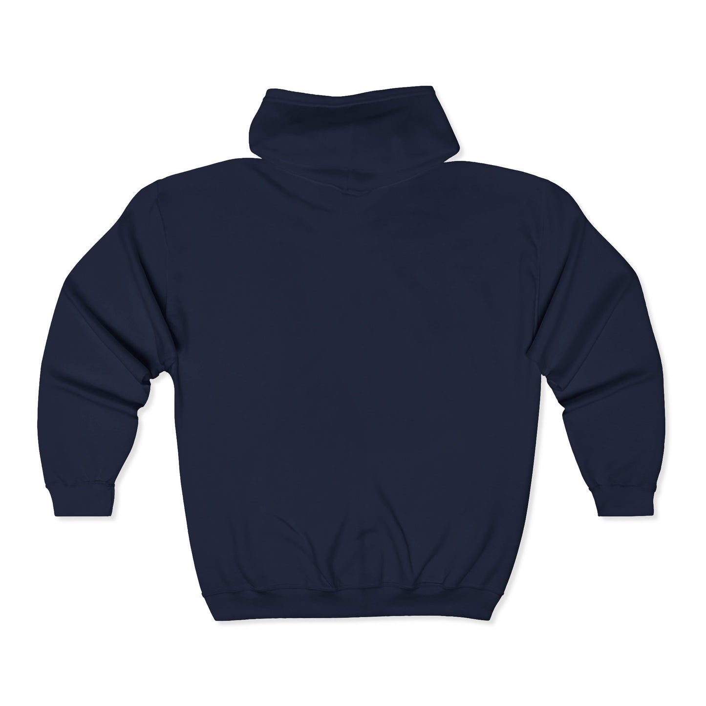 Unisex Heavy Full Zip Hooded Zip-Up Jacket
