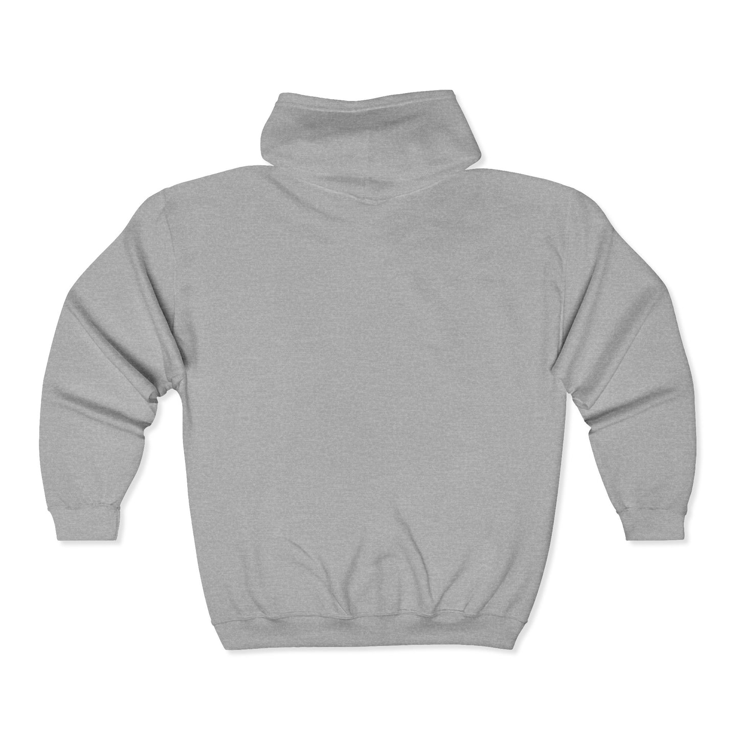 Unisex Heavy Full Zip Hooded Zip-Up Jacket