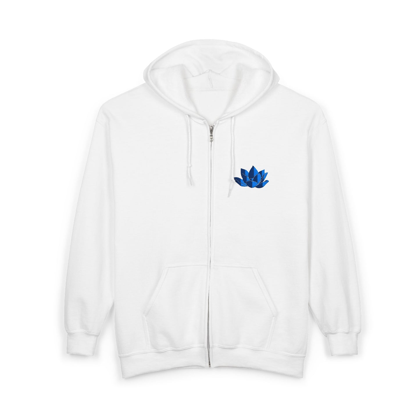 Unisex Heavy Full Zip Hooded Zip-Up Jacket