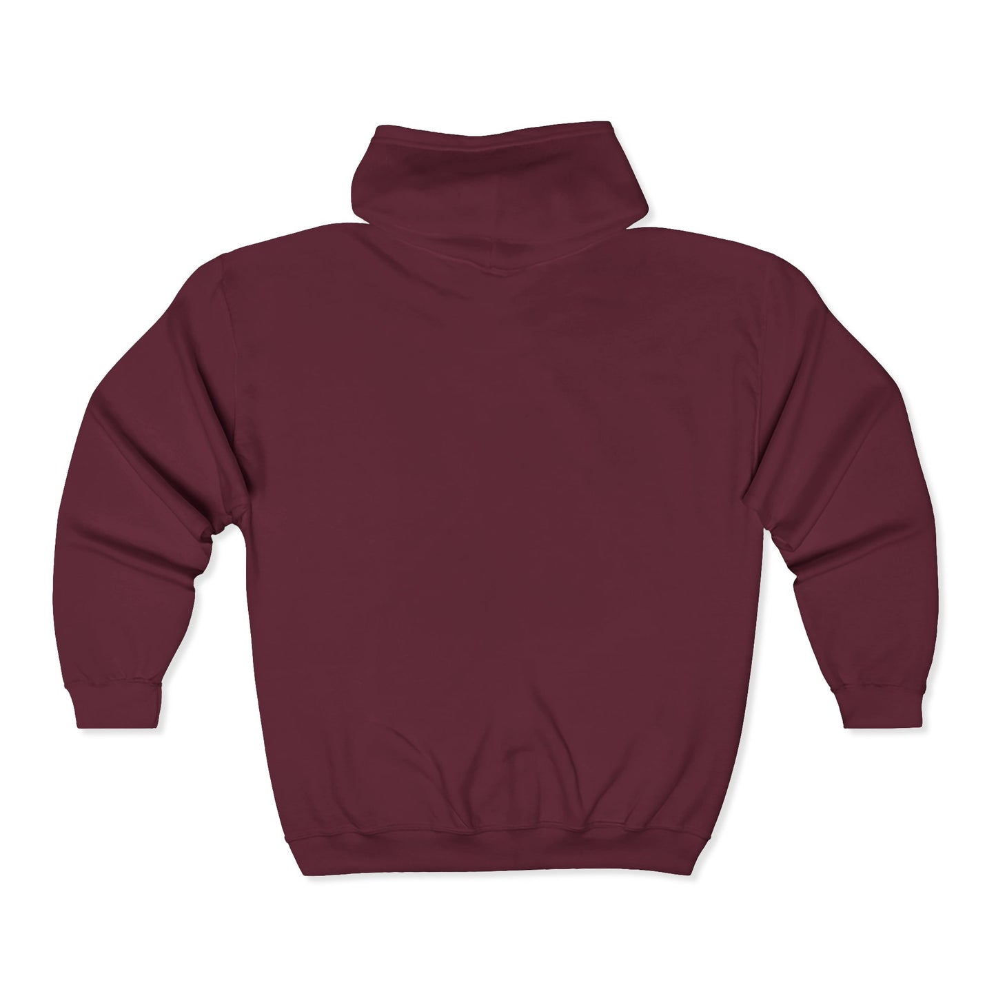 Unisex Heavy Full Zip Hooded Zip-Up Jacket