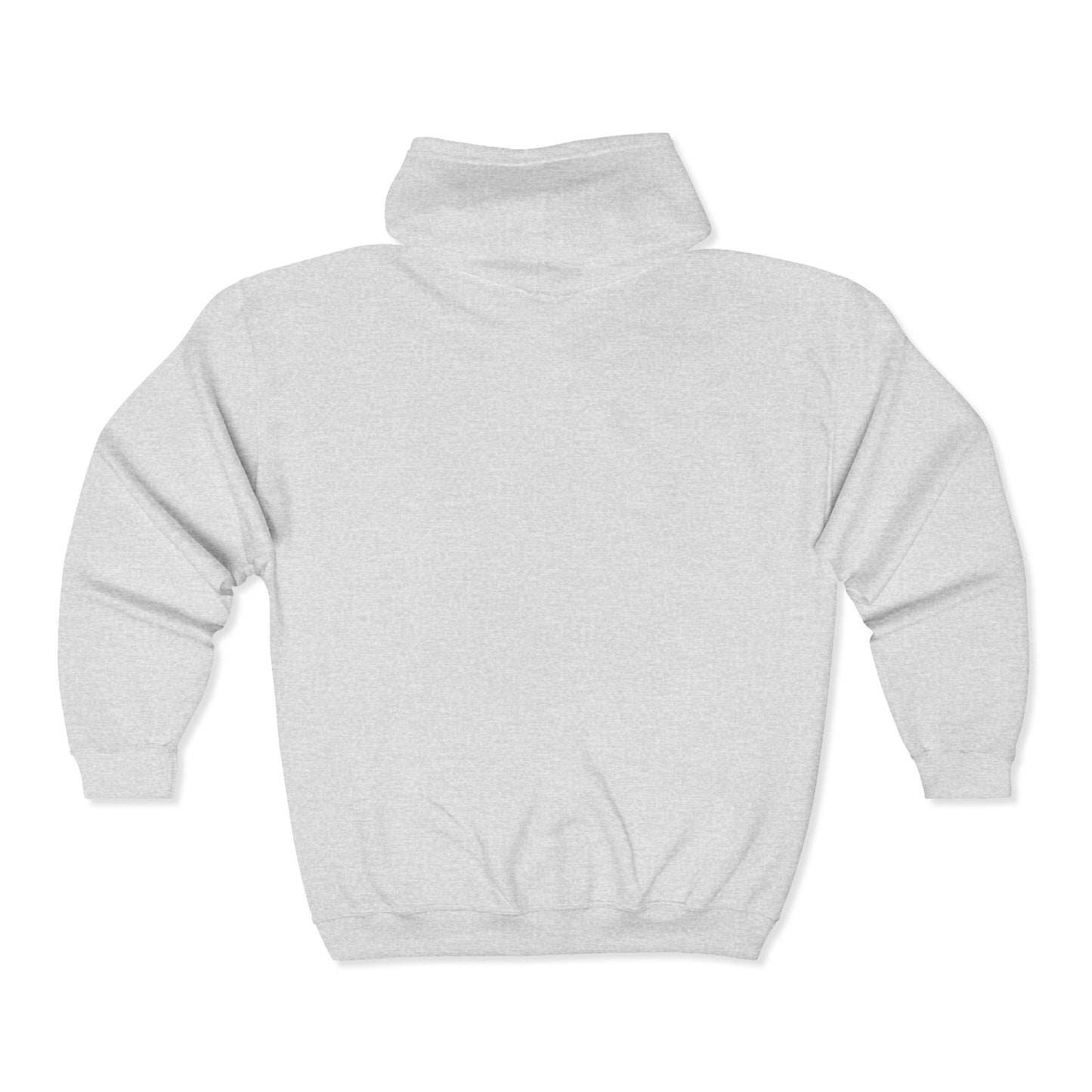 Unisex Heavy Full Zip Hooded Zip-Up Jacket