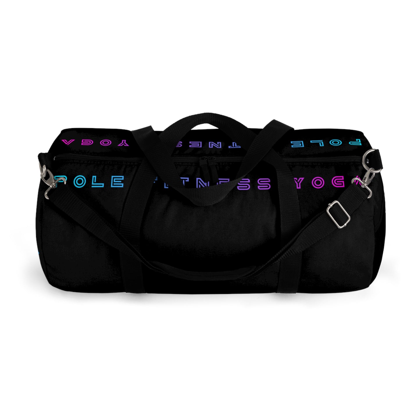 Motivational Duffel Bag for Fitness Enthusiasts - Versatile Gym & Travel Gear - Black