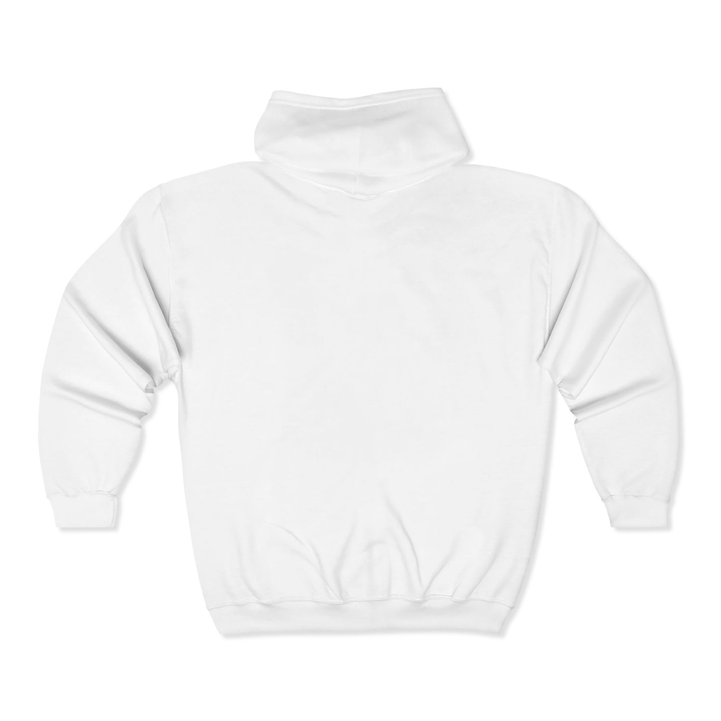 Unisex Heavy Full Zip Hooded Zip-Up Jacket