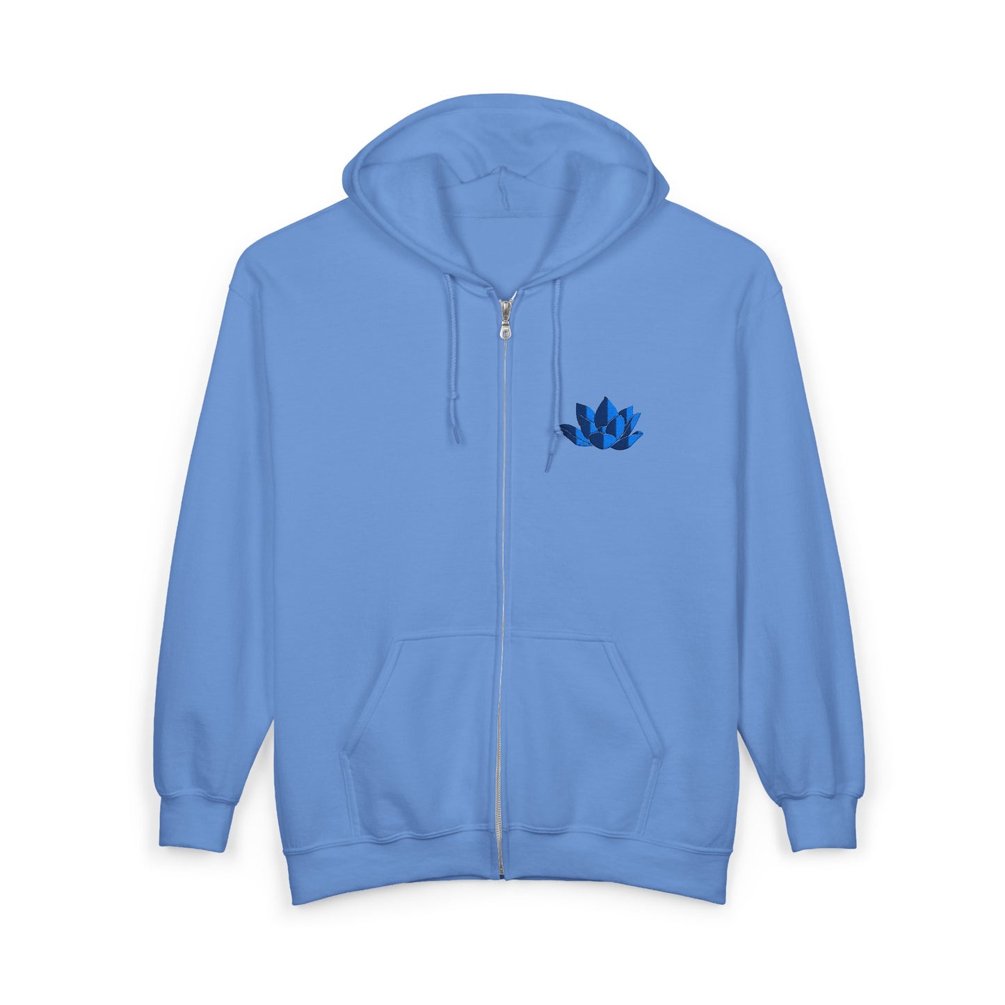 Unisex Heavy Full Zip Hooded Zip-Up Jacket