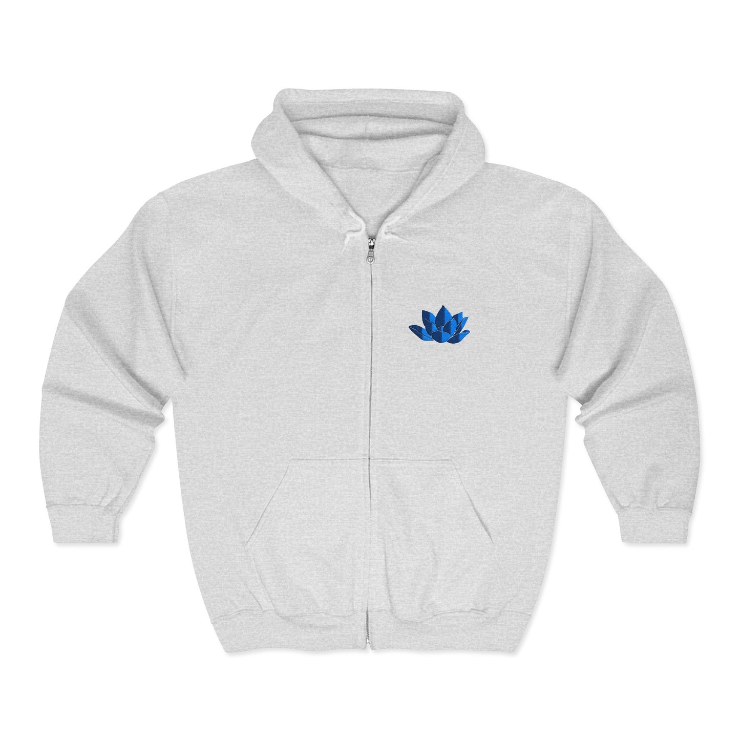 Unisex Heavy Full Zip Hooded Zip-Up Jacket