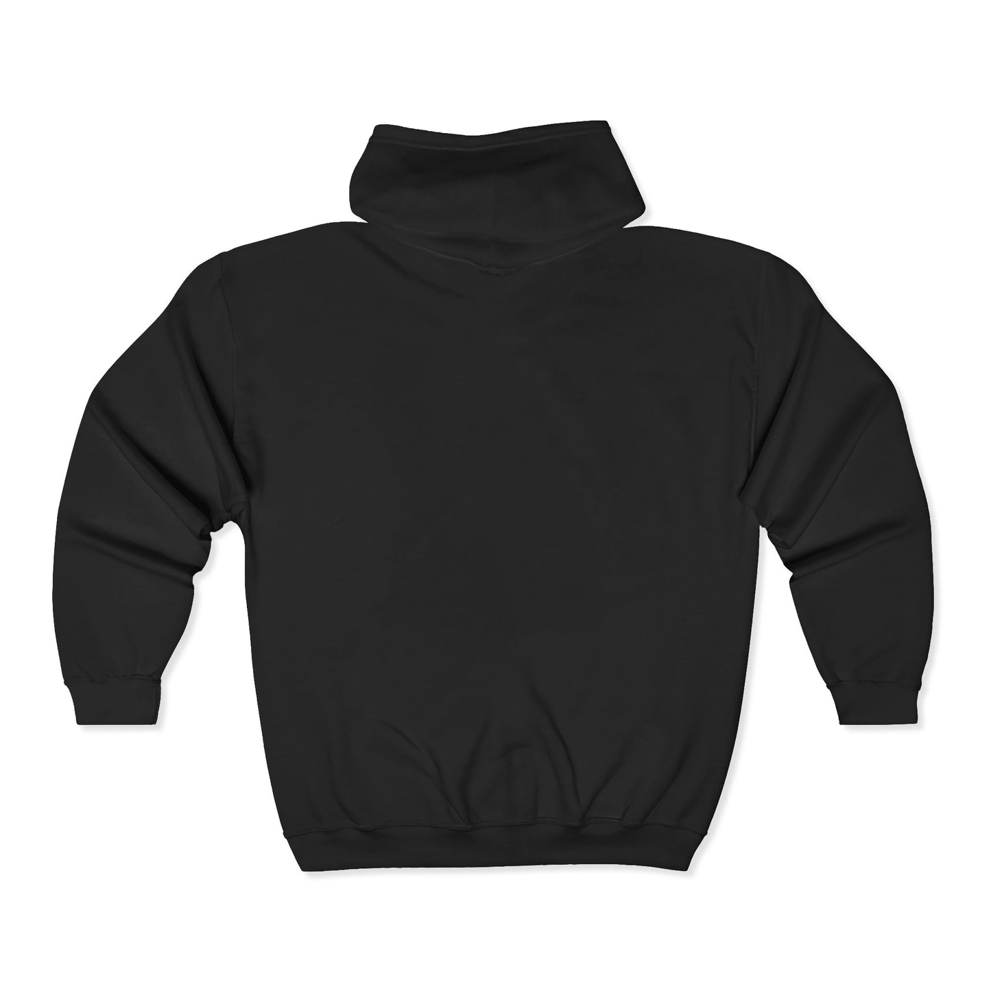 Unisex Heavy Full Zip Hooded Zip-Up Jacket